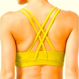 LULULEMON ENERGY BRA GREEN COLOR (LCHN) SIZE 12 NWT